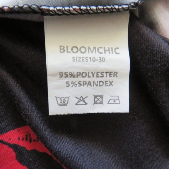 Bloomchic Made For Your Curves Red Lips Motif Sleeveless Women’s Tank Top 22-24 - Picture 7 of 8